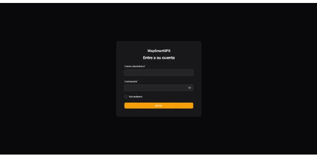 Captura del ingreso a la plataforma PESV 2026 de WAP Smart